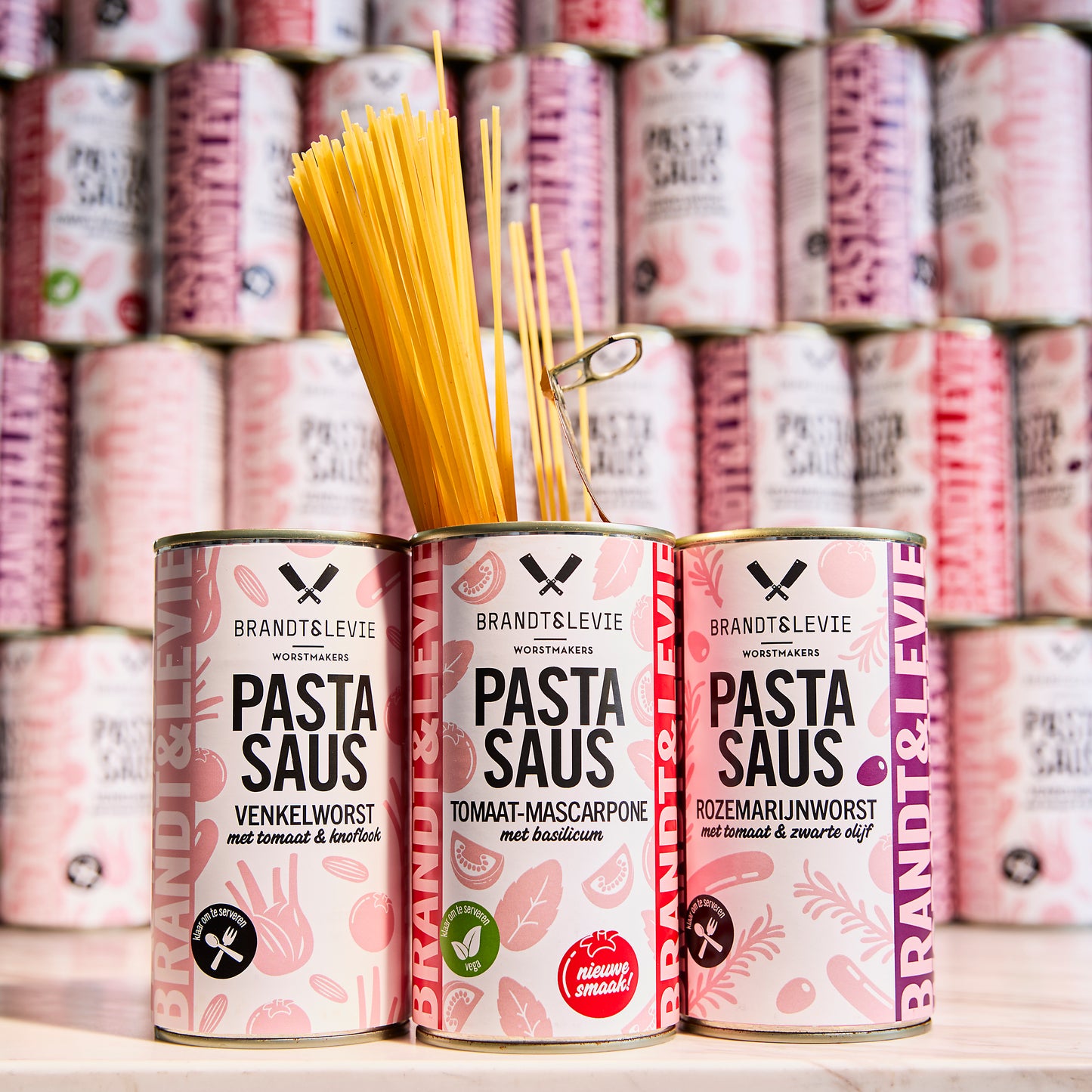 Pastasaus Tomaat-Mascarpone met Basilicum