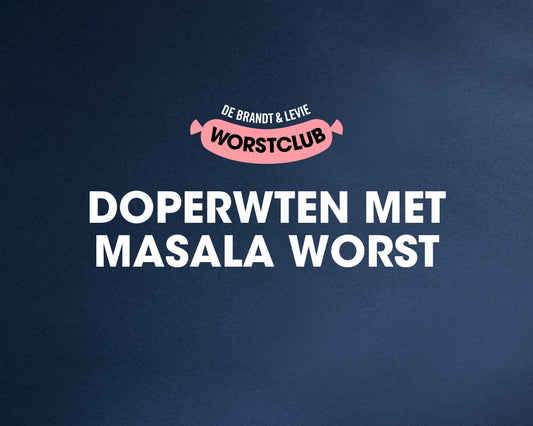 Doperwten met masala worst