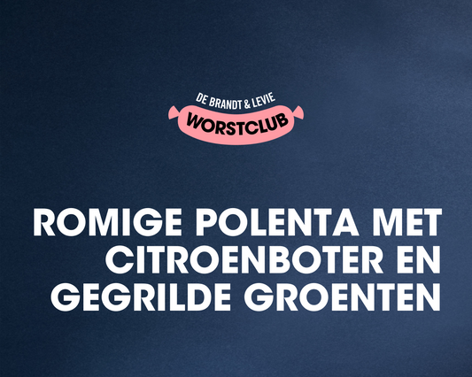 ROMIGE POLENTA MET CITROENBOTER EN GEGRILDE GROENTEN