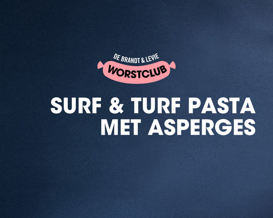 SURF & TURF PASTA MET ASPERGES