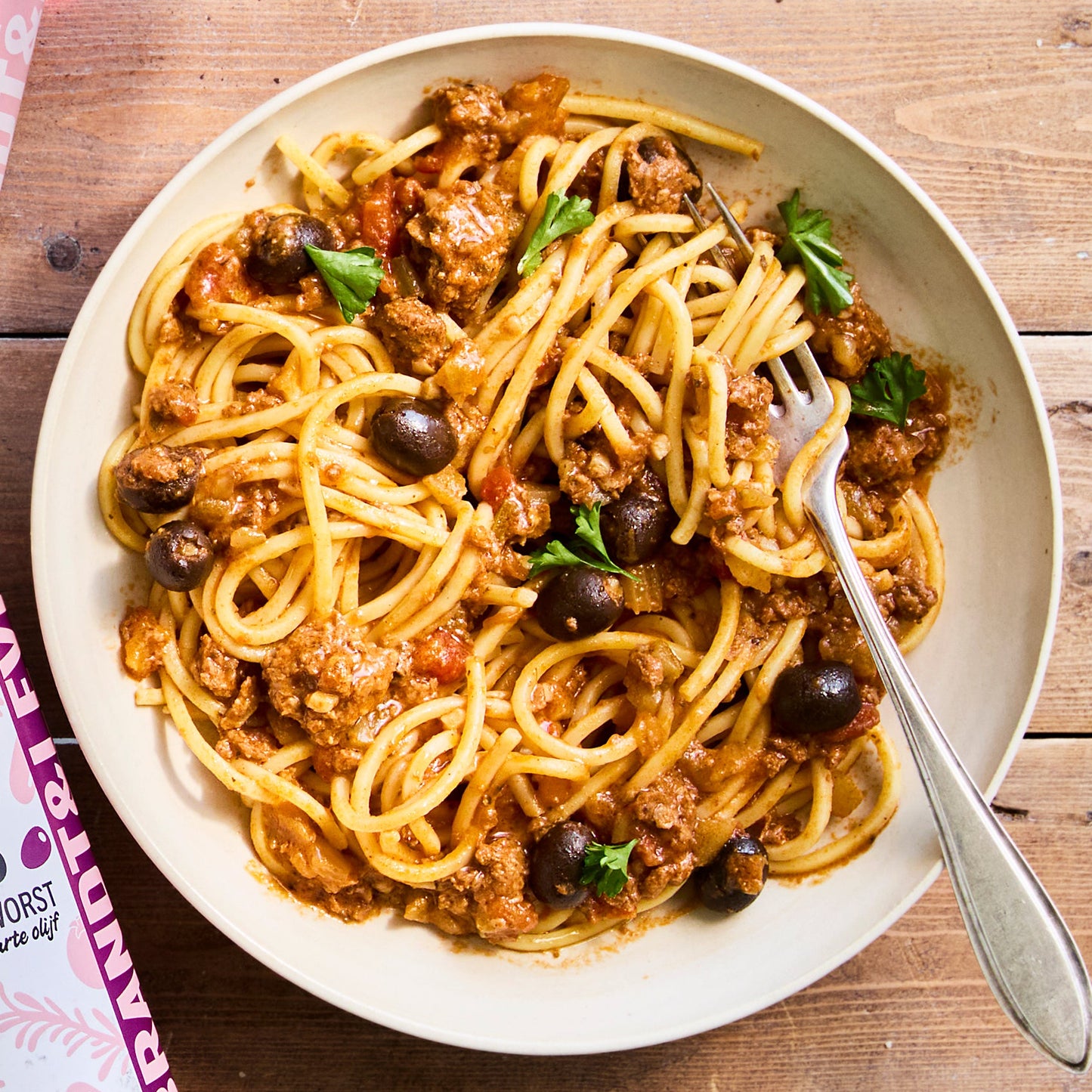 Pastasaus met verse Rozemarijnworst