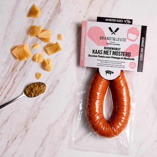 Rookworst Kaas met Mosterd